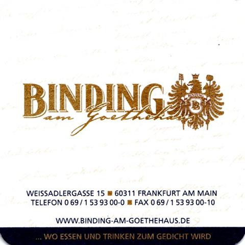 frankfurt f-he binding quad 6b (180-binding am goethehaus) 